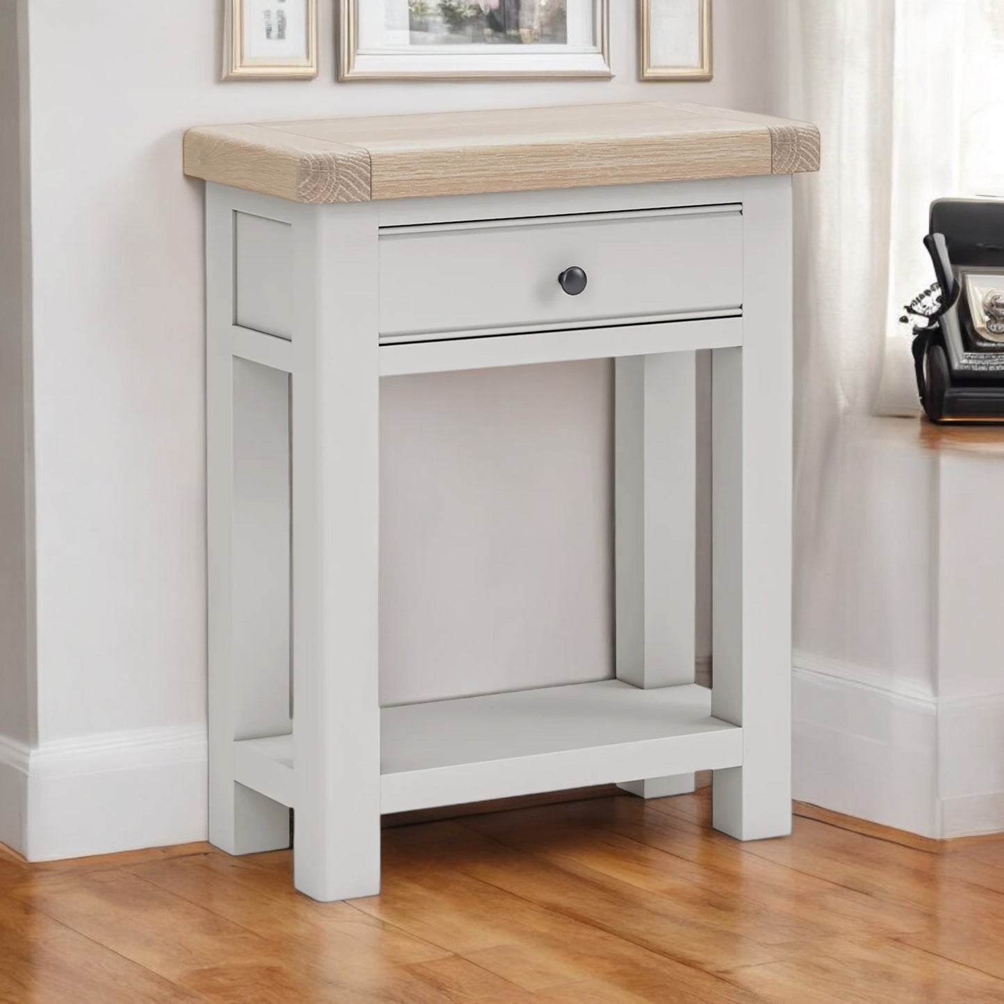 Toronto Telephone Table - Grey & Oak