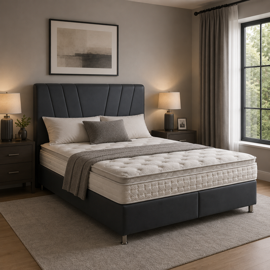 Ibiza Ottoman Bed - Steel Grey