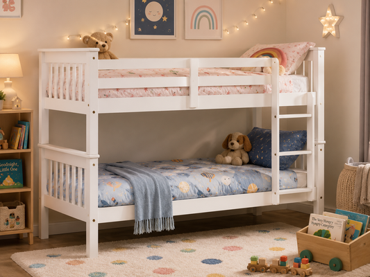 Florida Double Bunk Beds - White