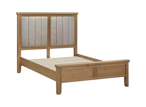 Heritage Oak Bed Frame - Oak (2x Size Options)