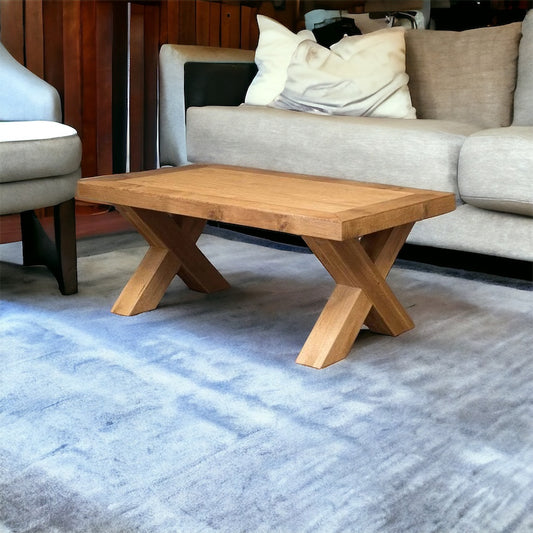 Albany X Solid Oak Coffee Table
