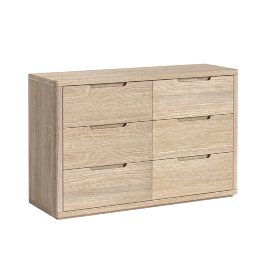 Portobello Six Drawer Wide Chest