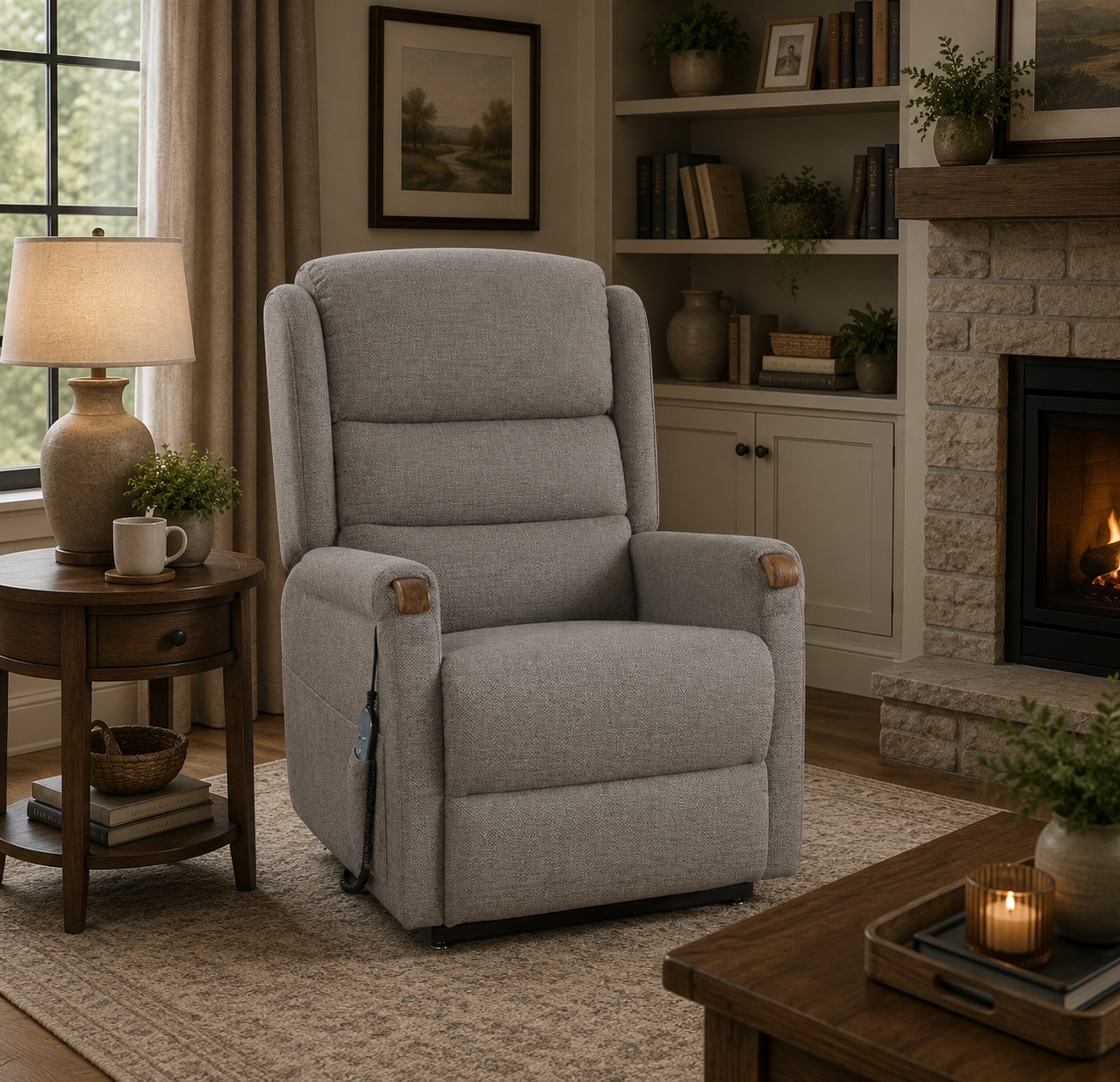 Marlin Lift & Rise Chair - Beige