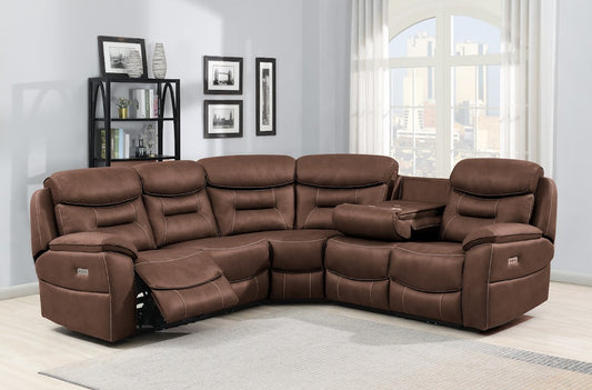 Olivia Corner Sofa - Chestnut