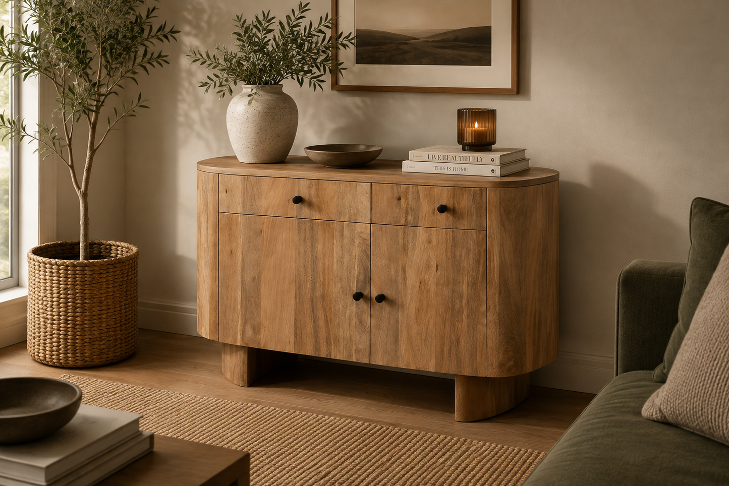 Baja Small Sideboard - Mango Wood