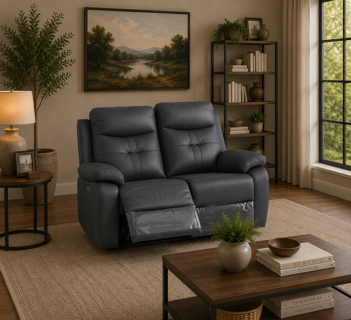 Lorenzo Sofa Sets - Charcoal