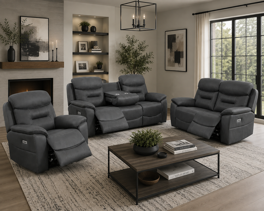 Olivia Sofa Sets - Slate