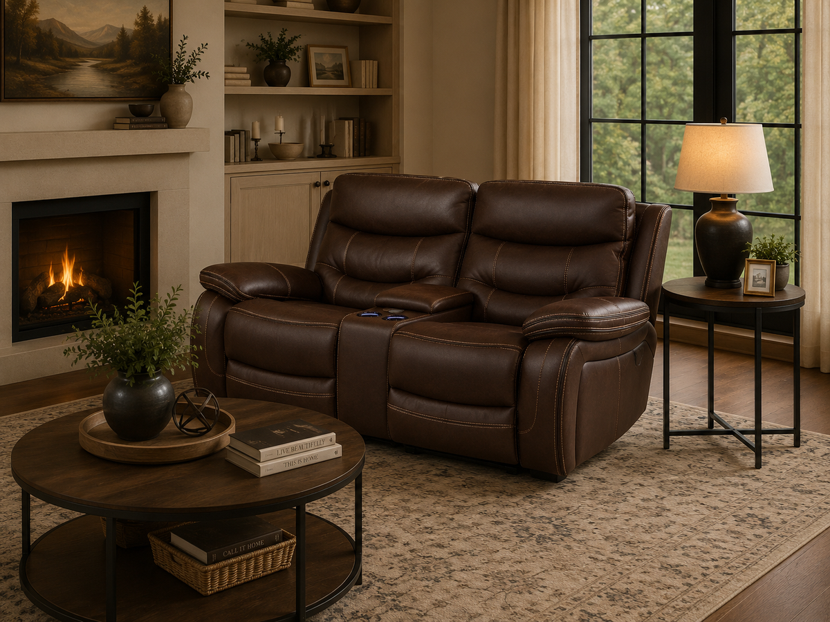 Tech Sofa Sofa Sets - Chestnut Brown