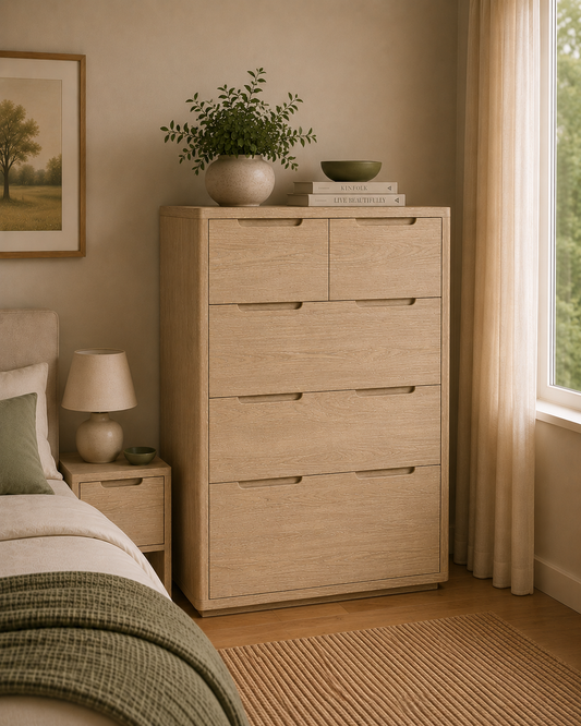 Portobello Five Drawer Chest