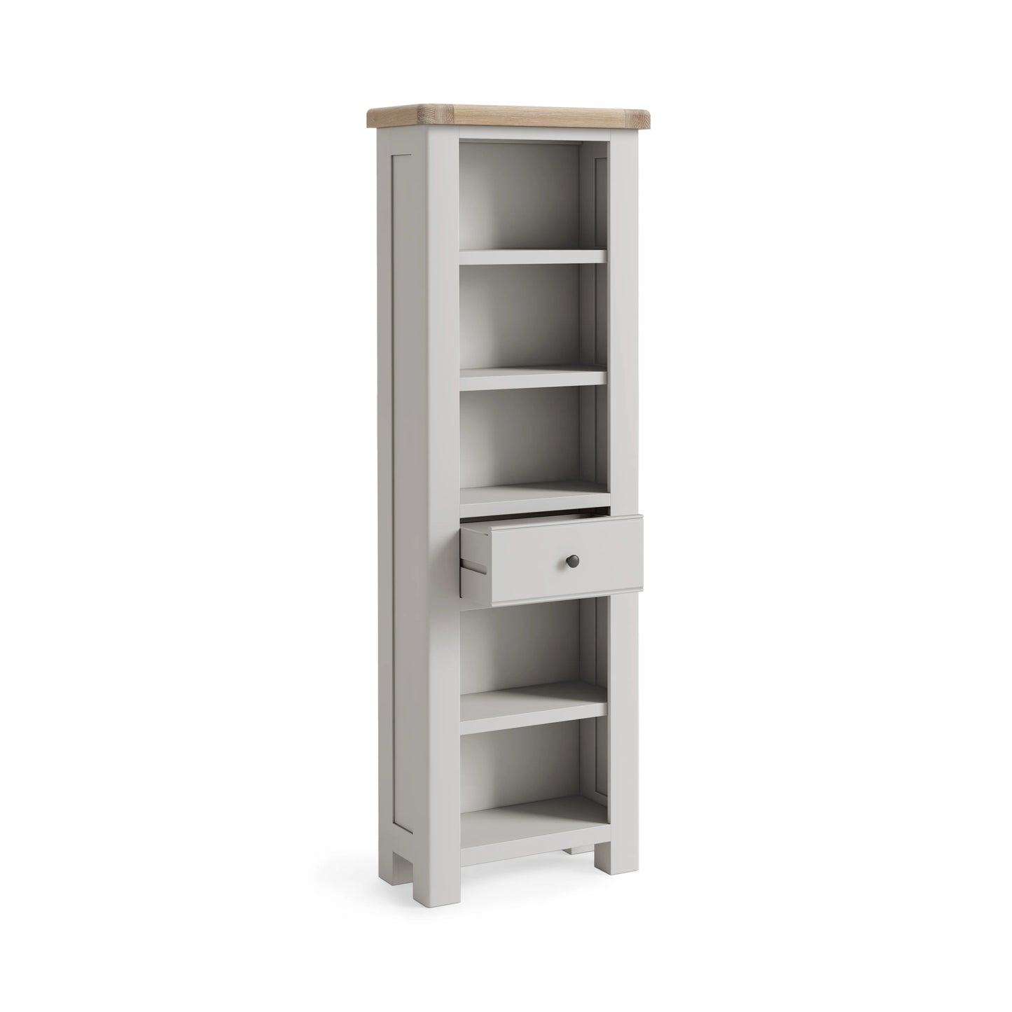 Toronto Slim Bookcase - Grey & Oak