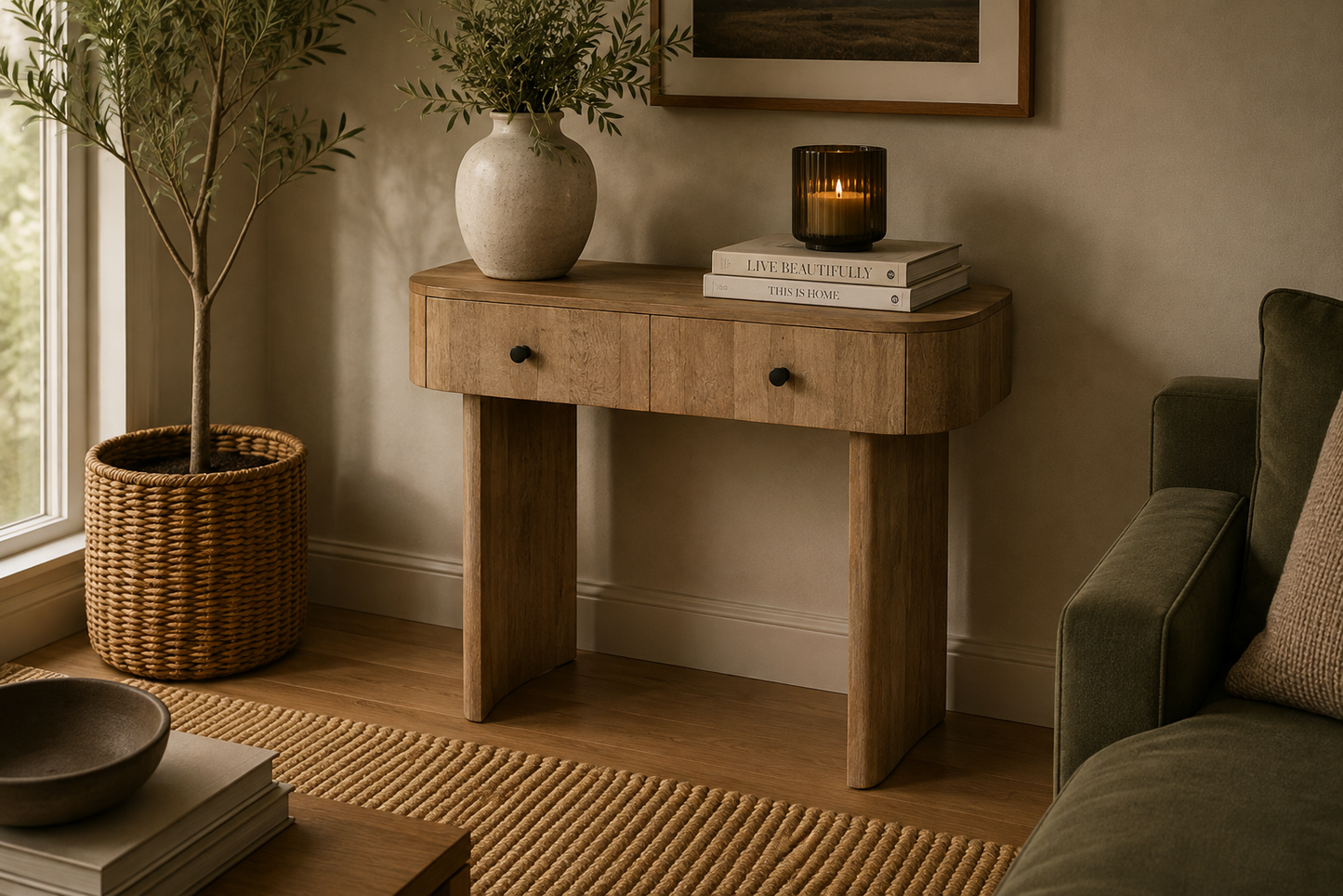 Baja Console Table - Mango Wood