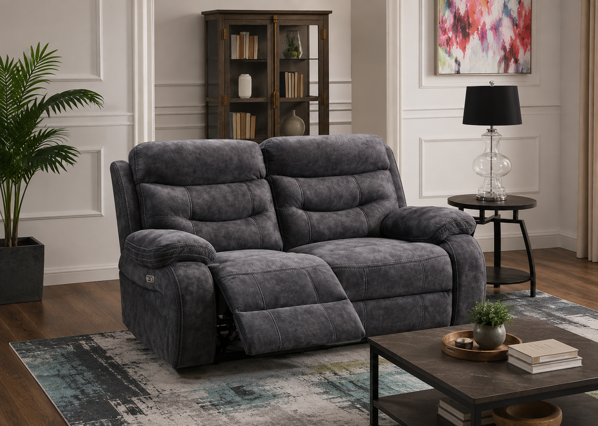 Carrie Sofa Sets - Charcoal