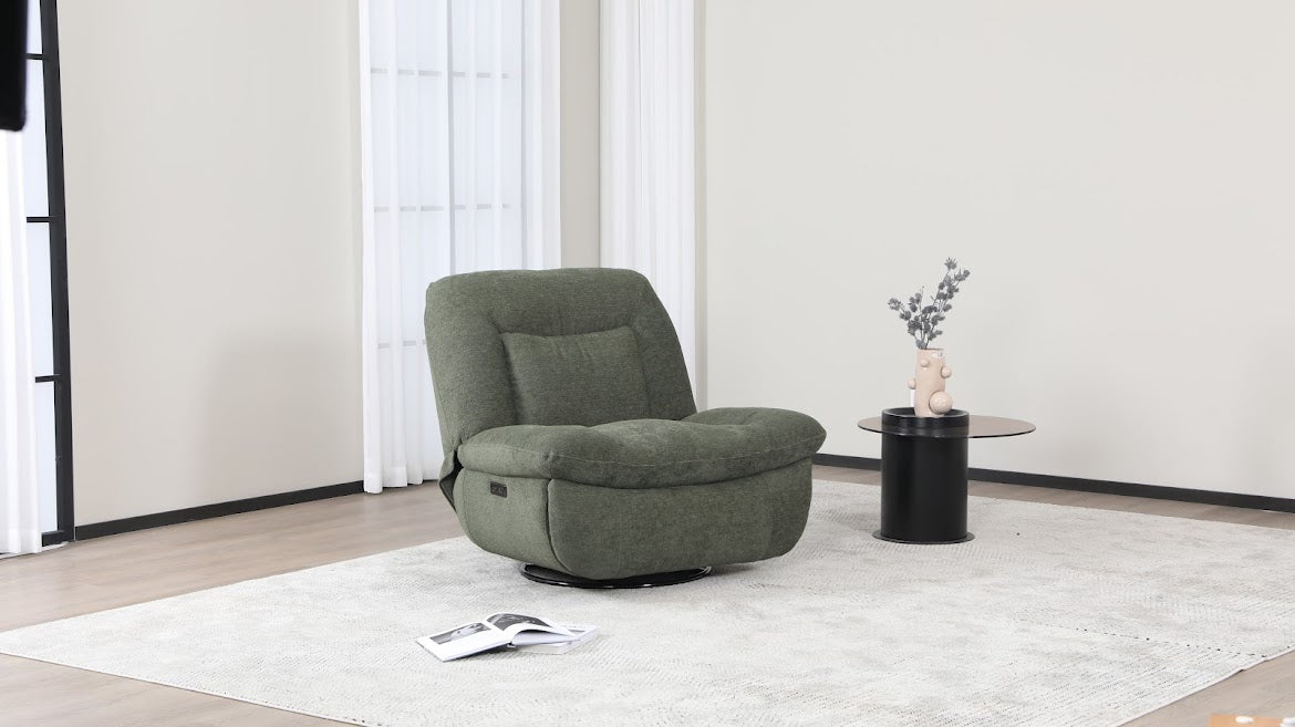 Dalton Electric Recliner - Green