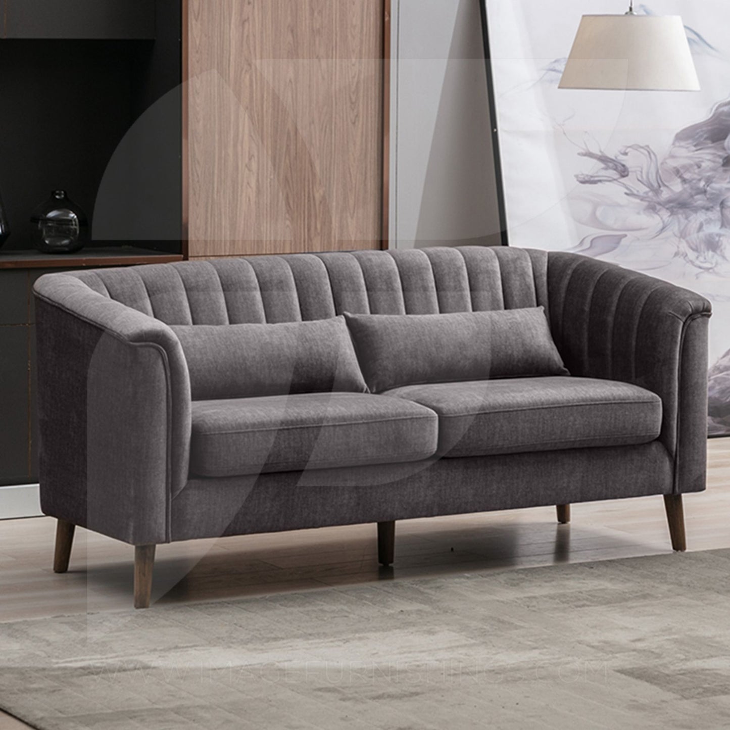 Fendi Sofa Sets - Graphite Grey