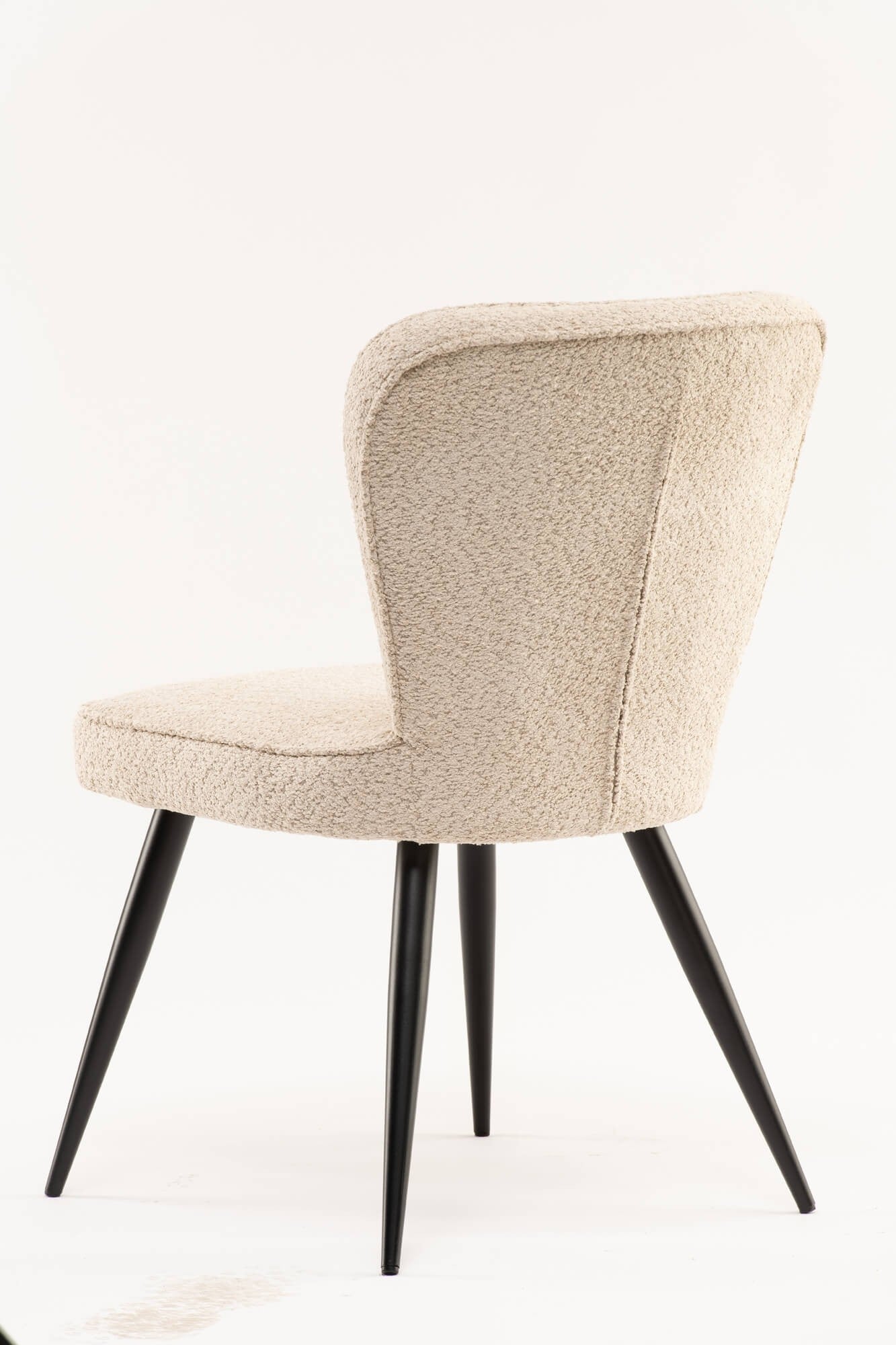 Flavia Dining Chair - Linen Boucle