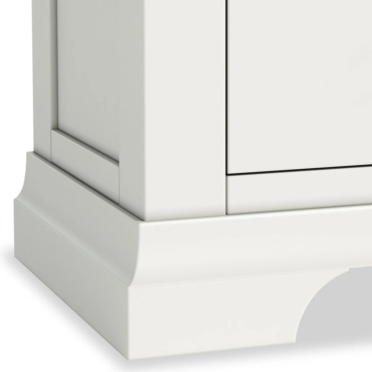 Bergen Three Over Four Chest - White