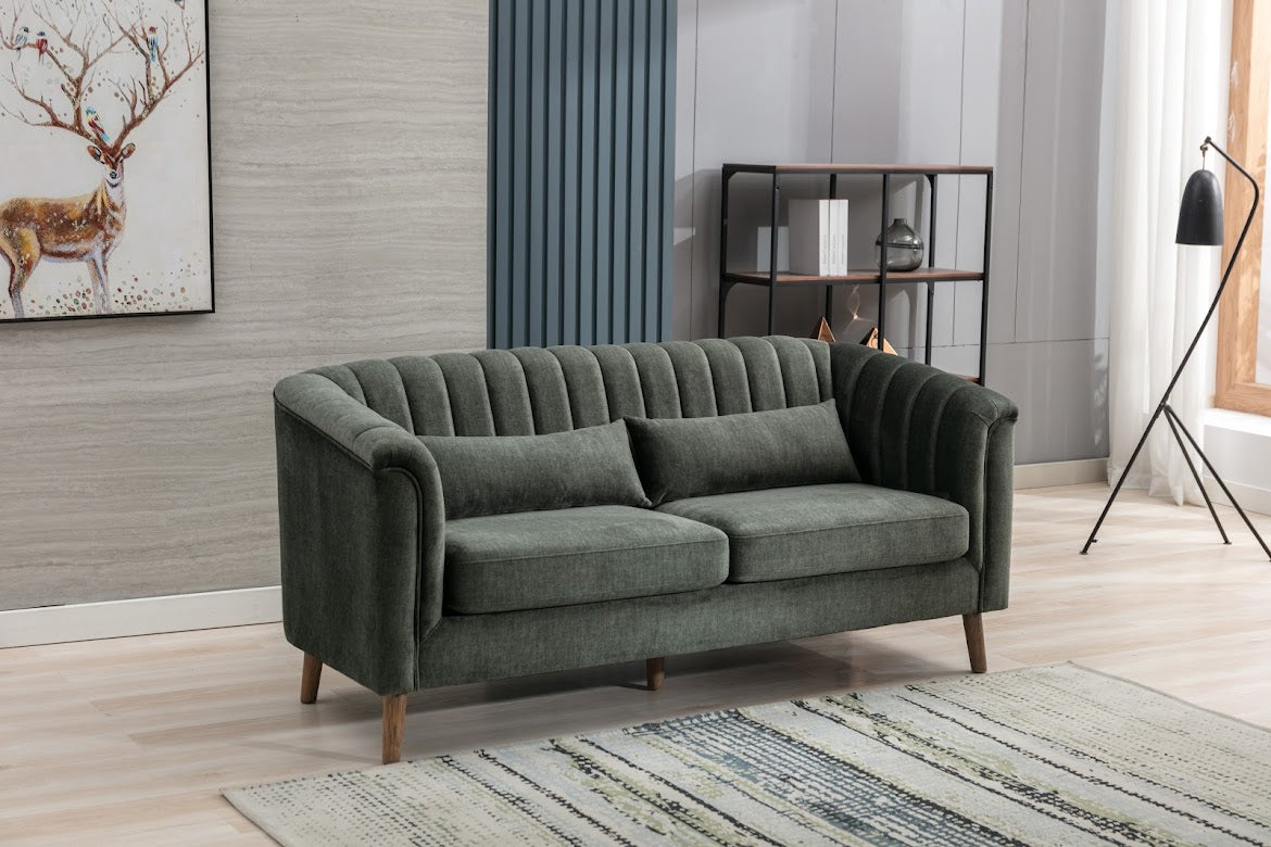 Fendi Sofa Sets - Moss Green