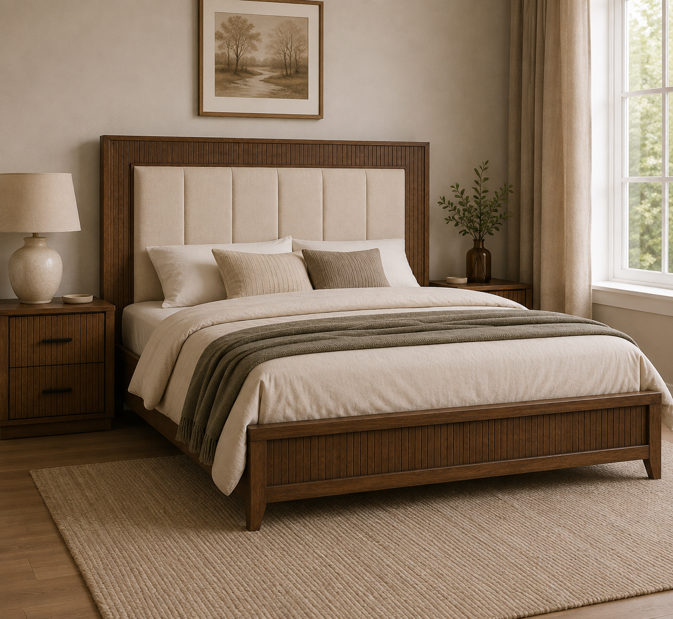 Vienna Bed Frame (2x Size Options)