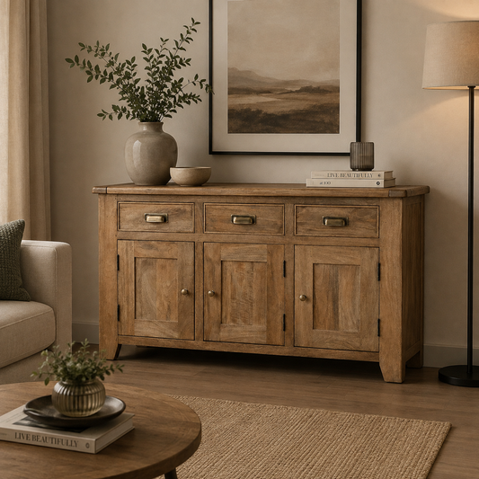Dorset Large Sideboard - Smoked Oak