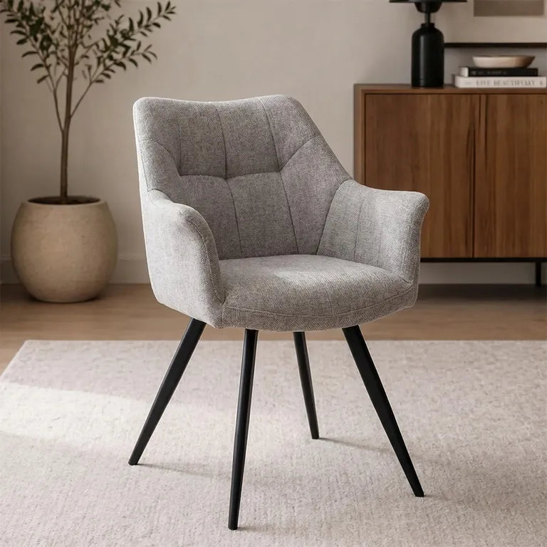 Cali Dining Chair - Light Grey