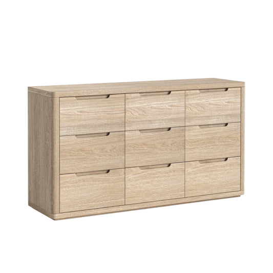 Portobello Nine Drawer Wide Chest