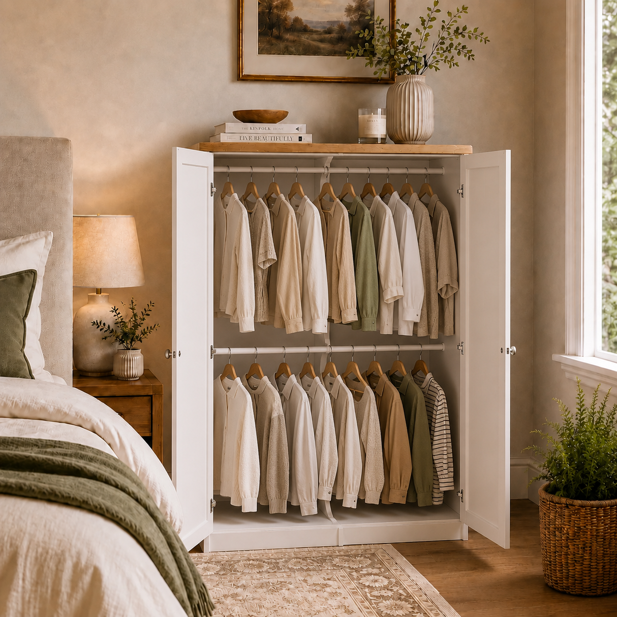 Eden Kids Wardrobe (Colour & Handle Options)