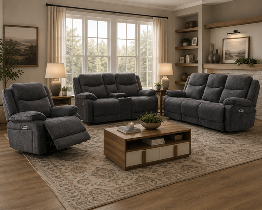 Herbert Sofa Sets - Dark Grey