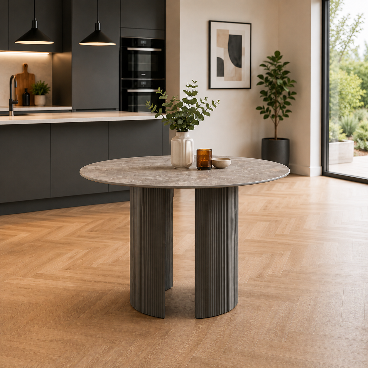 Bossini 1.2m Round Dining Table