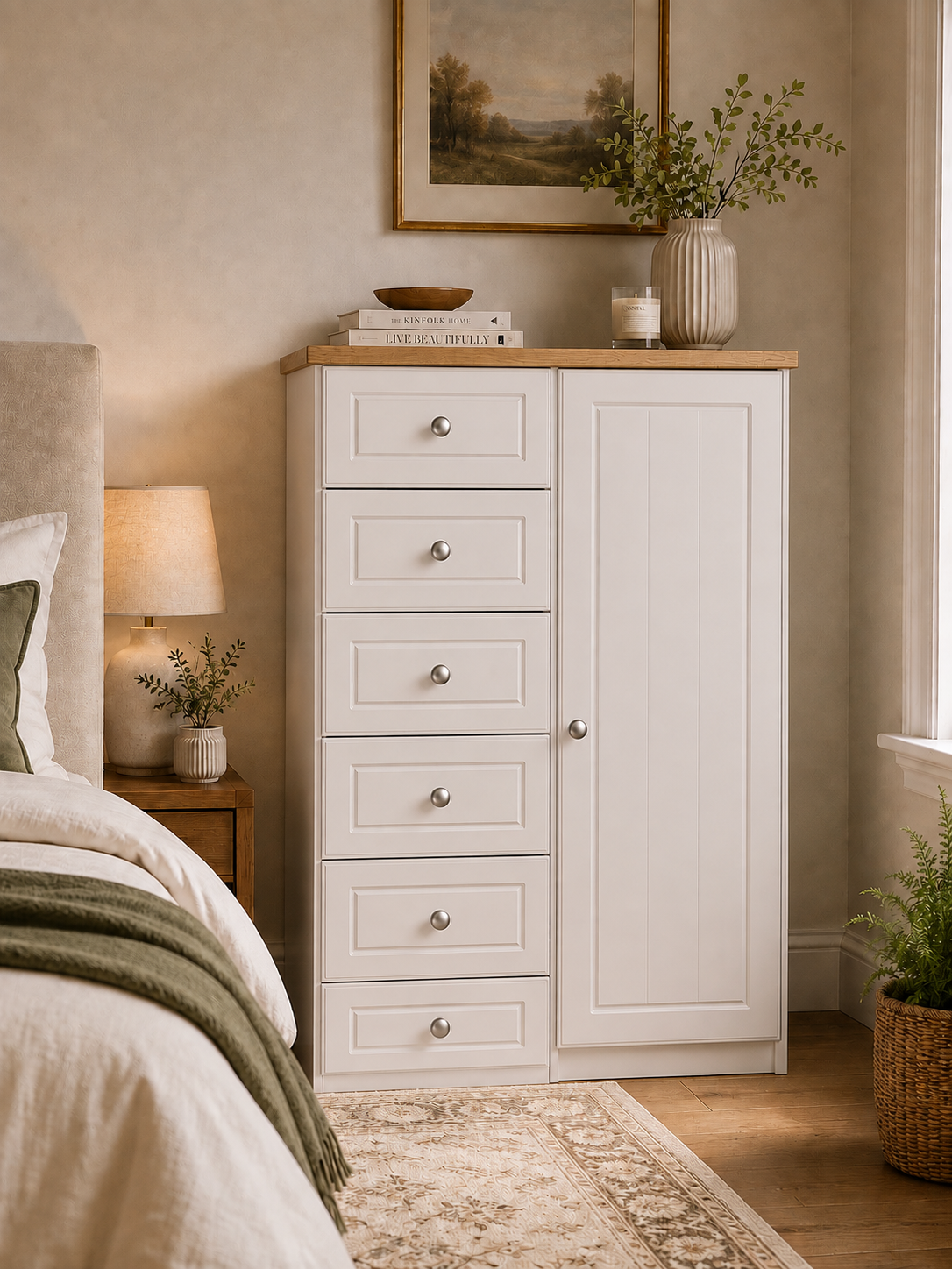 Eden Kids Wardrobe (Colour & Handle Options)