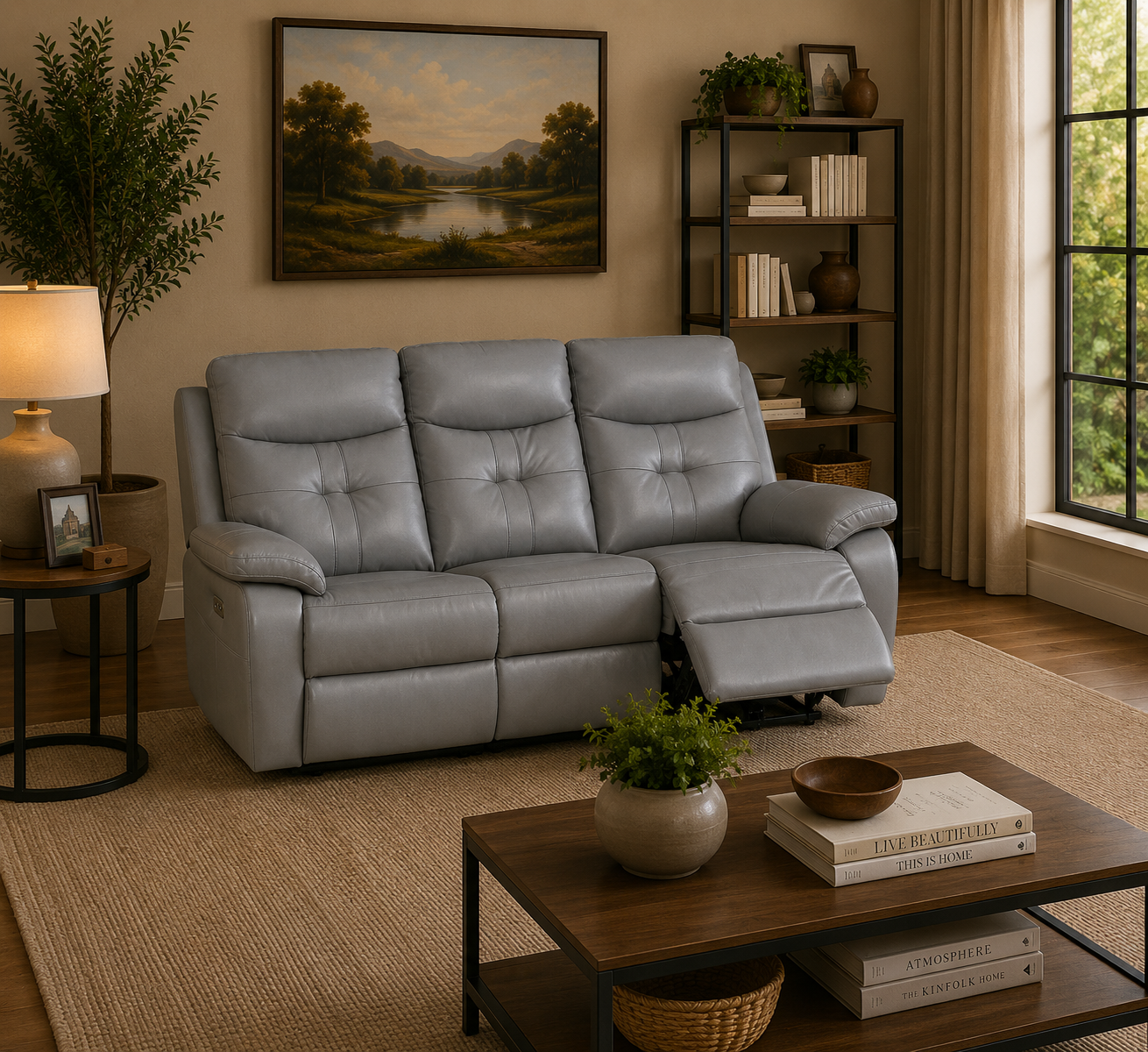 Lorenzo Sofa Sets - Grey