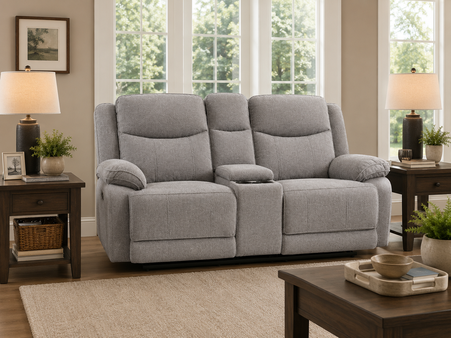 Herbert Sofa Sets - Light Grey