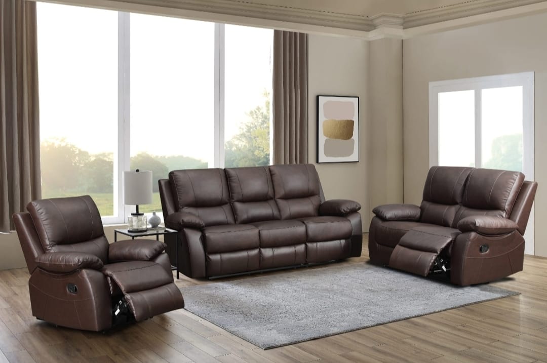 Elliot Sofa Sets - Chocolate Brown