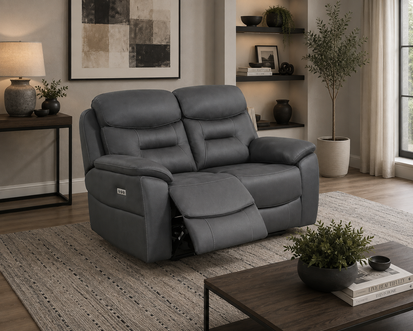 Olivia Sofa Sets - Slate