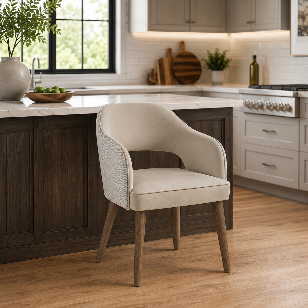 Amalfi Dining Chair - Natural