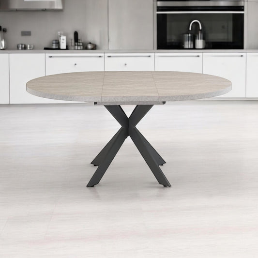 Rimini 1.2m Round Extending Dining Table