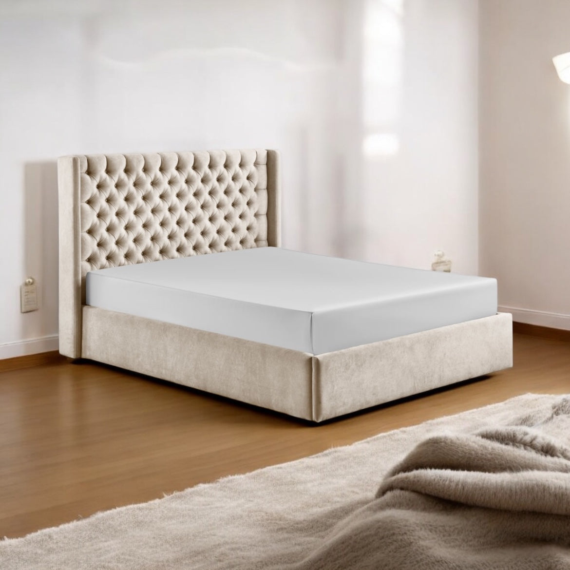 Bray Ottoman Bed Frame (2 Colours)