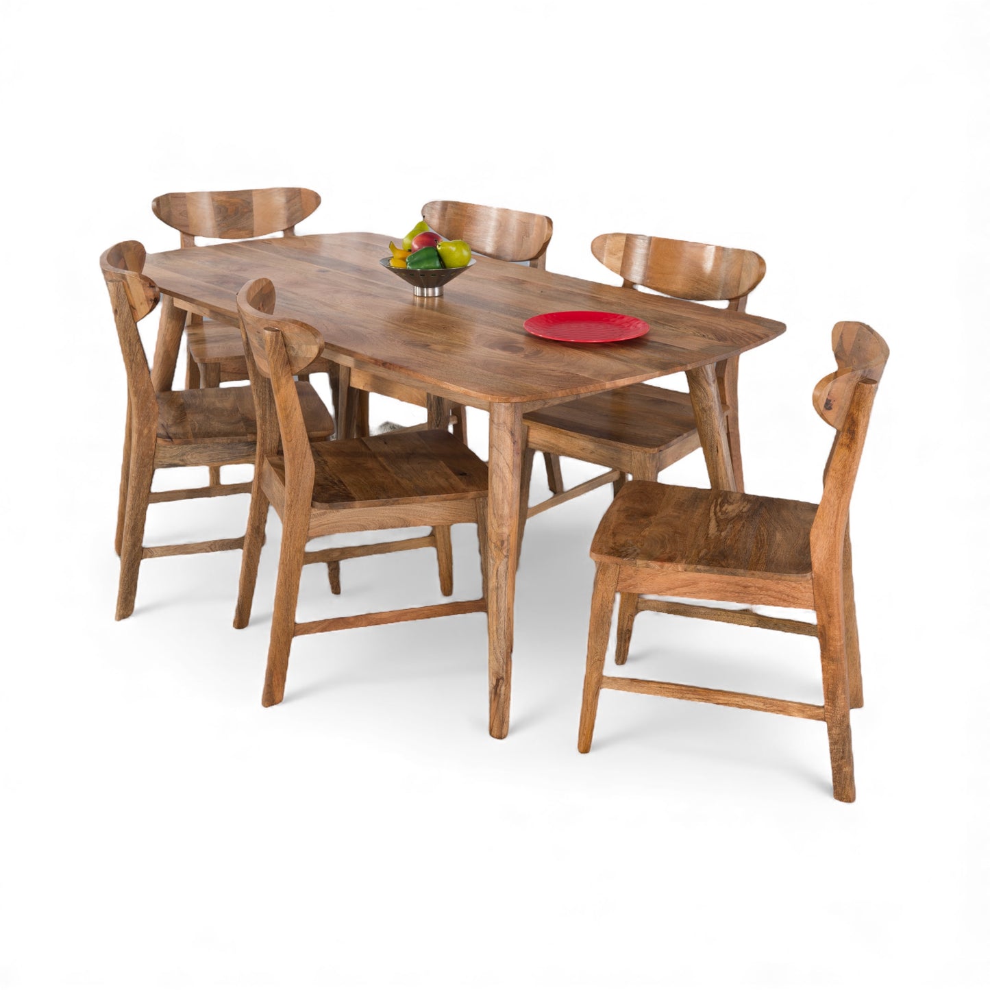 Surya Dining Set - Mango Wood