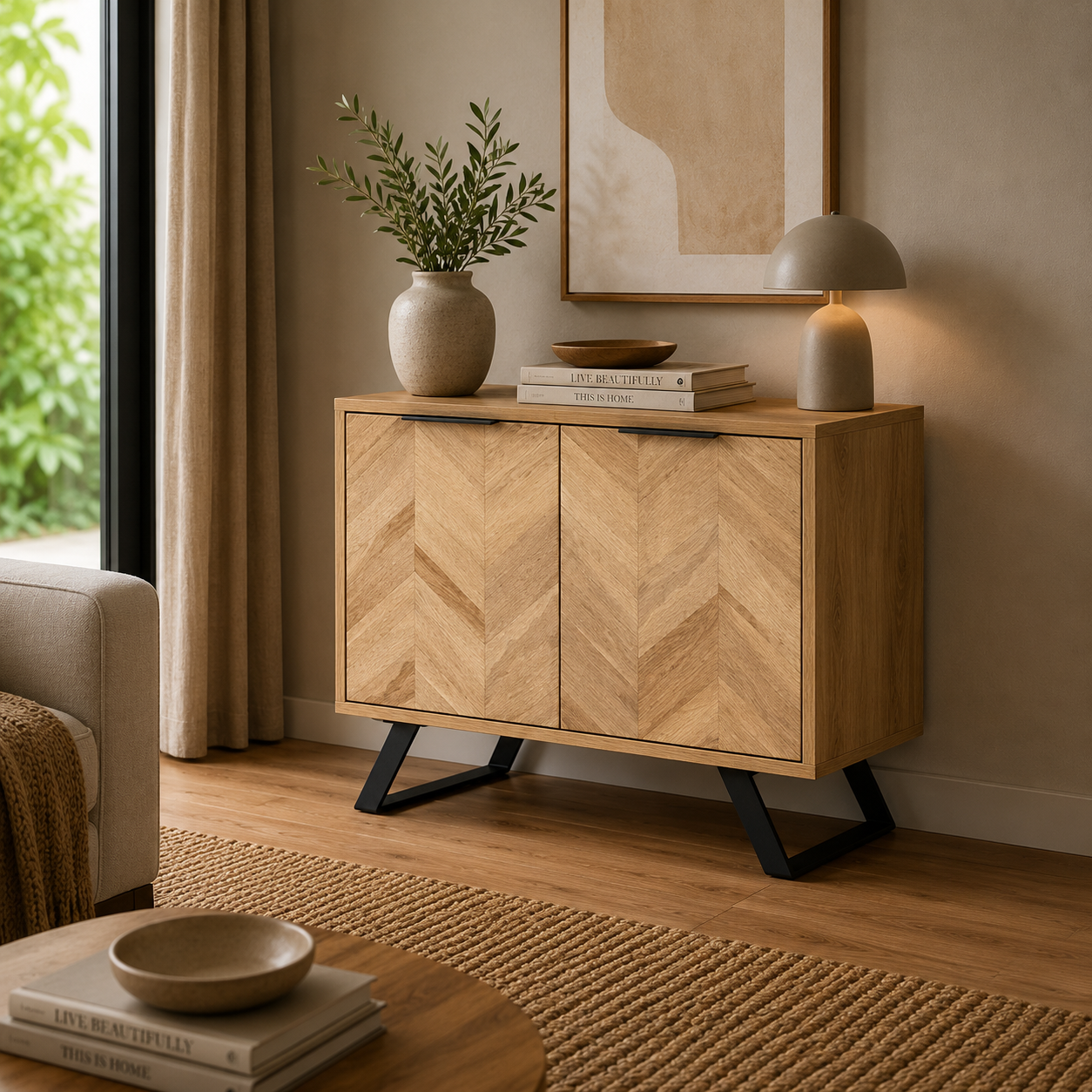 Argo Small Sideboard - Oak