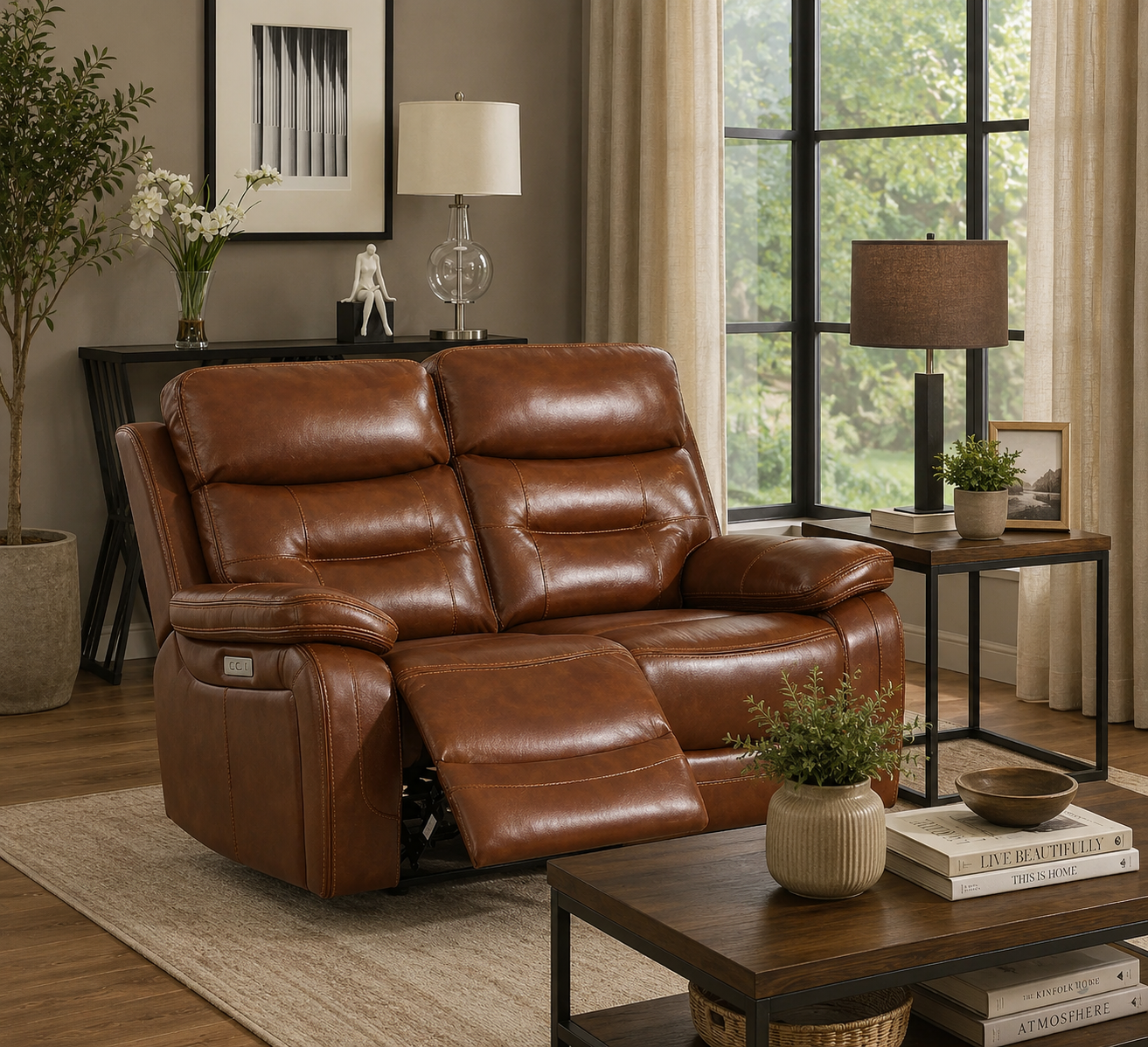 Boston Sofa Sets - Tan