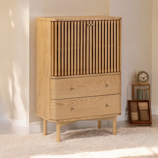Soho Shoe Cupboard - Oak