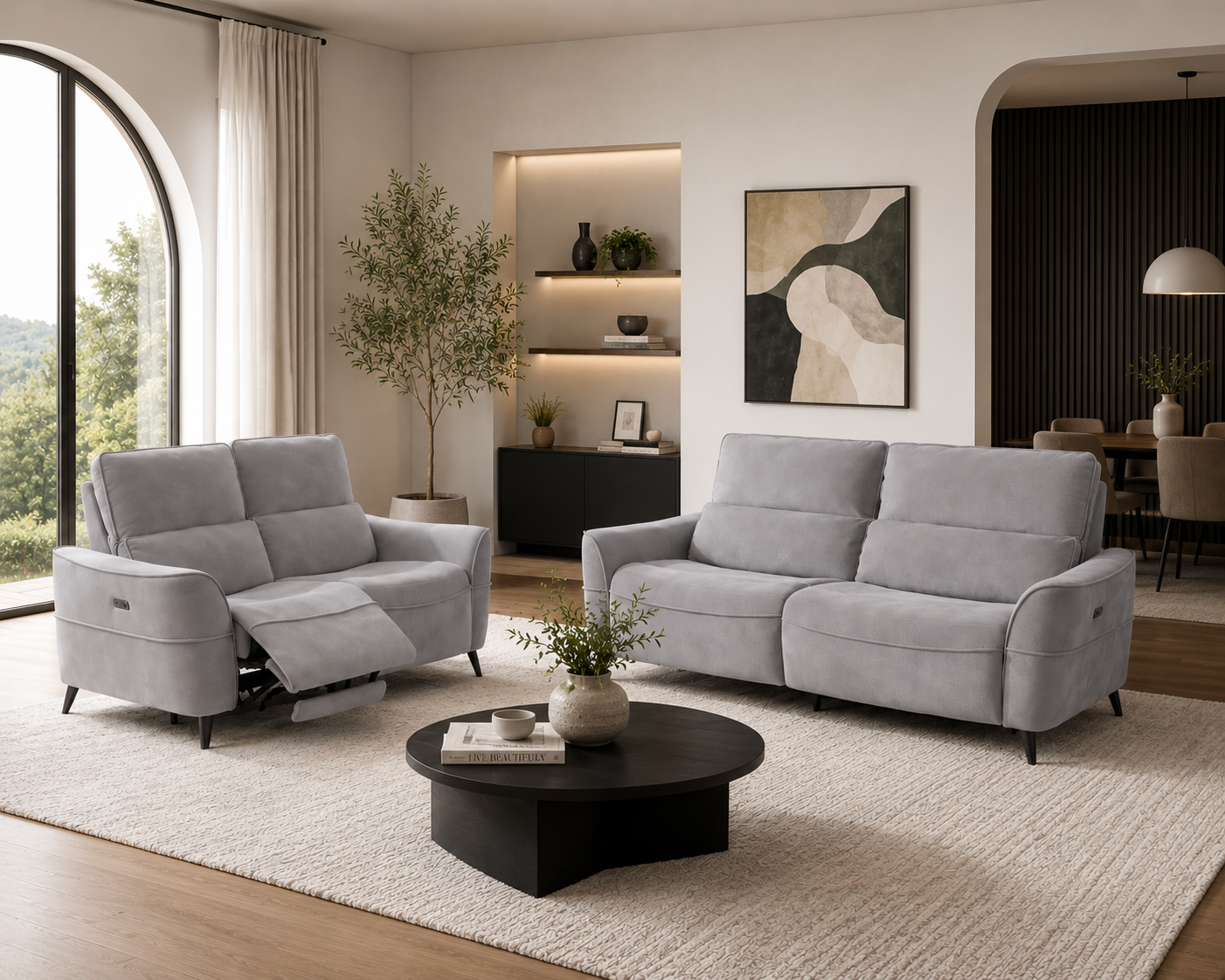Kylie Sofa Sets - Oyster