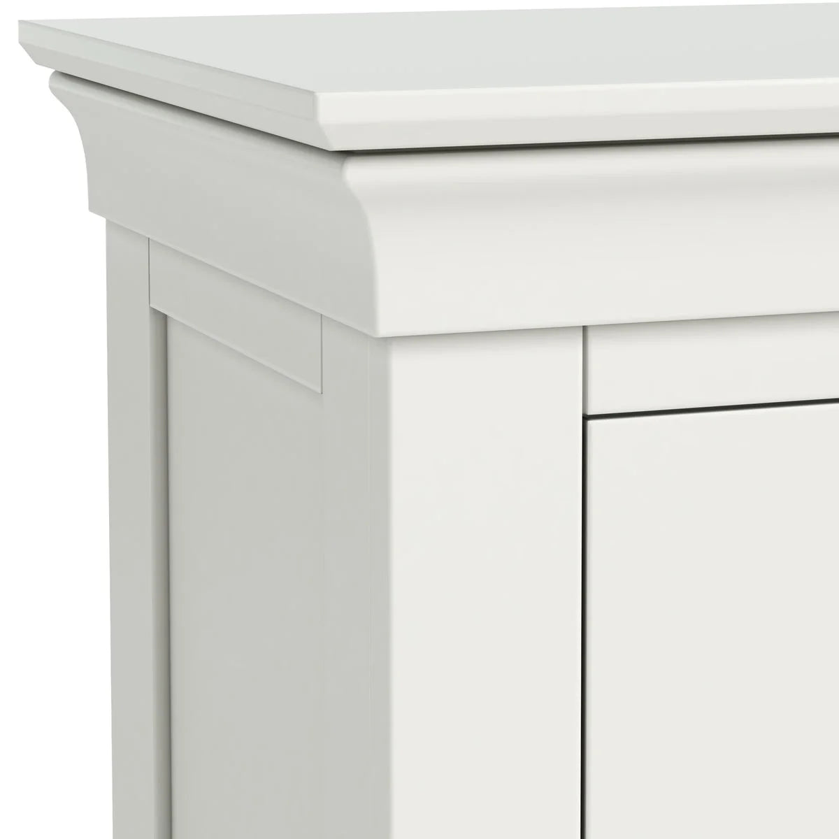 Bergen Four Over Six Chest - White