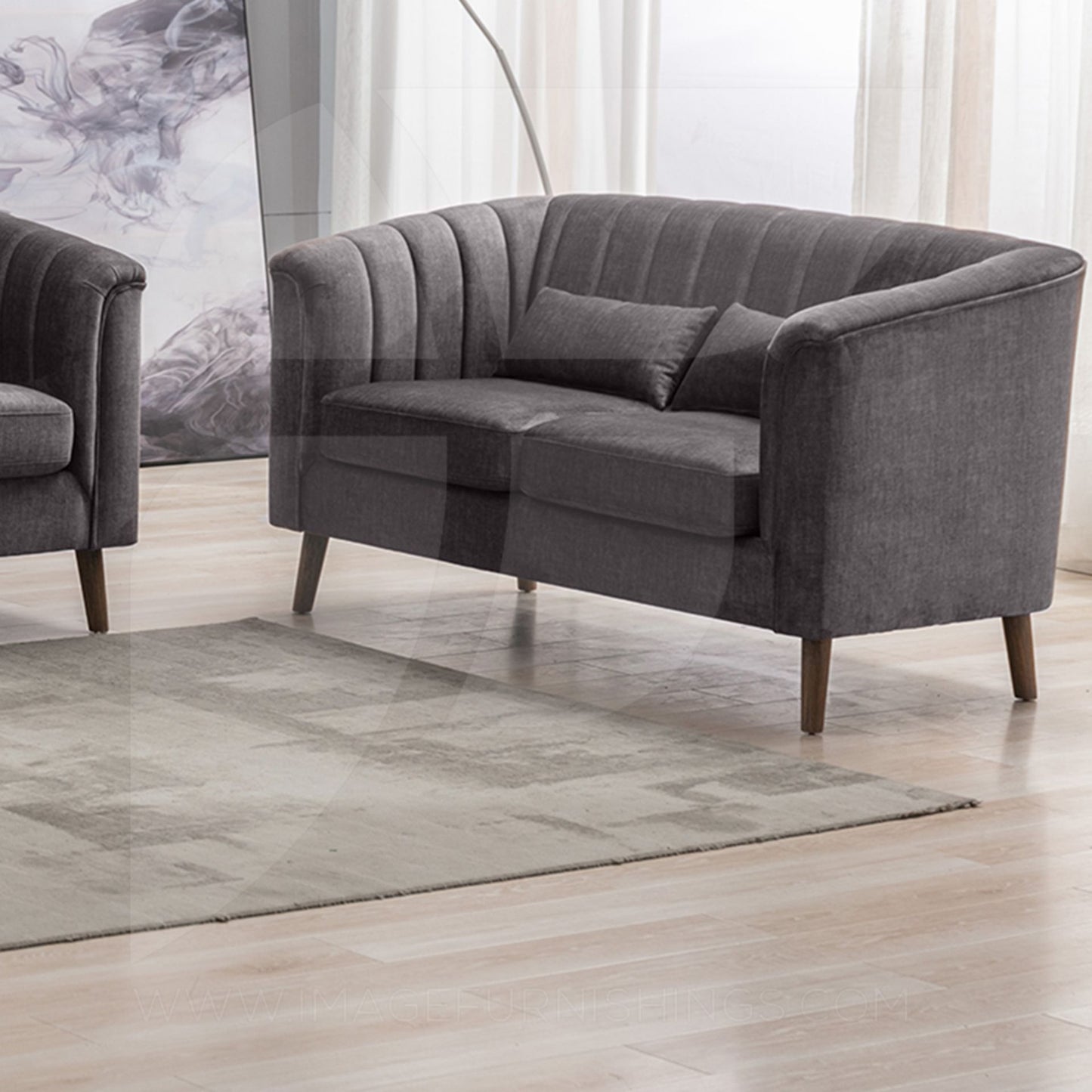 Fendi Sofa Sets - Graphite Grey