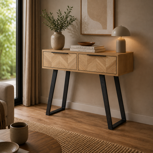 Argo Console Table - Oak