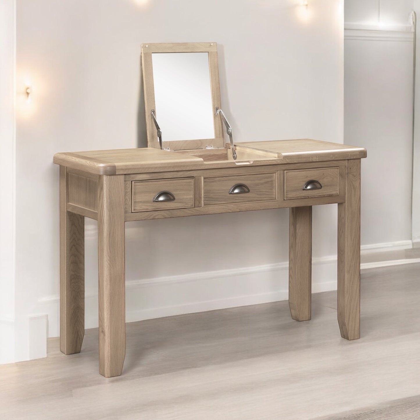 Heritage Oak Dressing Table Set