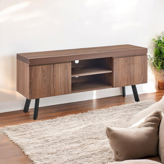 Oxford Large Media Unit - Walnut