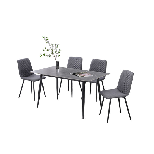Essen - 1.4m Dining Set - Grey