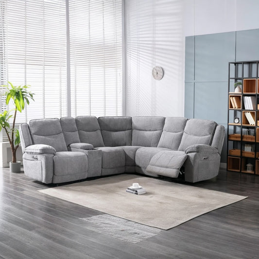 Herbert Corner Sofa - Light Grey