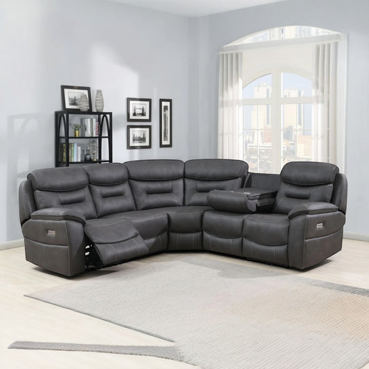 Olivia Corner Sofa - Slate
