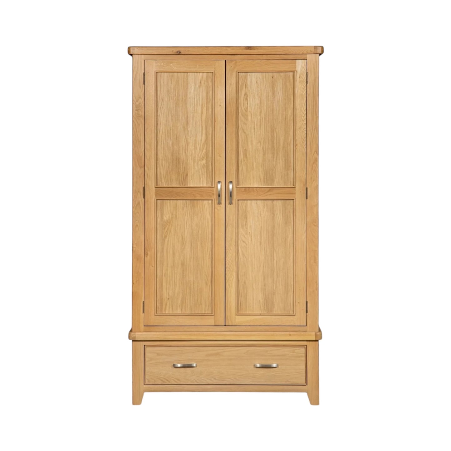 Modern Chunky Oak Wardrobe